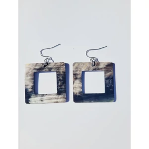 Négyzetes fülbevaló