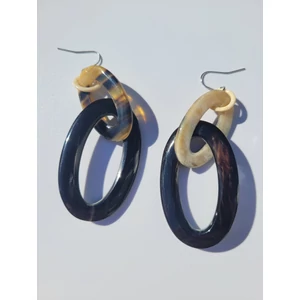 Dupla ovális fülbevaló