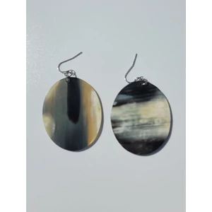 Nagy ovális fülbevaló