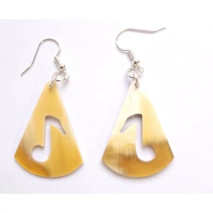 Hangjegy szaru fülbevaló