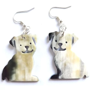 Kutya szaru fülbevaló