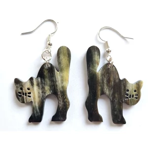 Cicás szaru fülbevaló