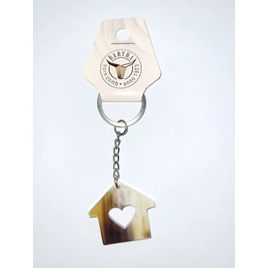 Házikó szaru kulcstartó