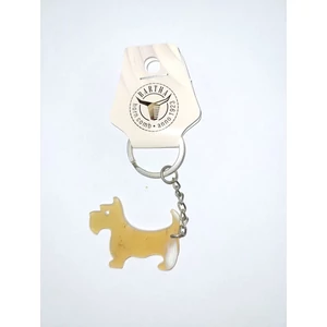 Kutyás szaru kulcstartó