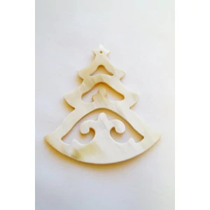 Karácsonyfadísz szaruból